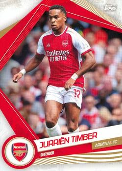 2023-24 Topps Arsenal Fan Set #AFC-7 Jurriën Timber Front