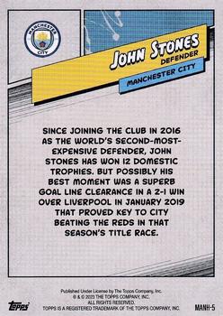 2023-24 Topps Manchester City Fan Set - Heroes #MANH-5 John Stones Back