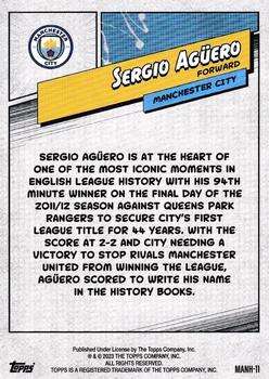2023-24 Topps Manchester City Fan Set - Heroes #MANH-11 Sergio Agüero Back