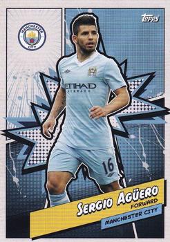 2023-24 Topps Manchester City Fan Set - Heroes #MANH-11 Sergio Agüero Front