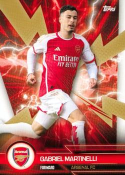 2023-24 Topps Arsenal Fan Set - Super Electric #AFCS-5 Gabriel Martinelli Front