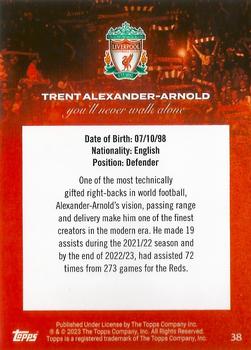 2023-24 Topps Liverpool Team Set #38 Trent Alexander-Arnold Back