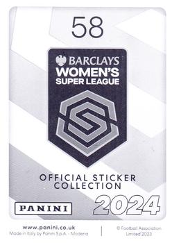 2024 Panini Barclays Women's Super League Official Sticker Collection #58 Kim Little Back