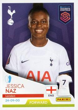 2024 Panini Barclays Women's Super League Official Sticker Collection #243 Jessica Naz Front