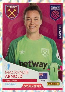 2024 Panini Barclays Women's Super League Official Sticker Collection #250 Mackenzie Arnold Front