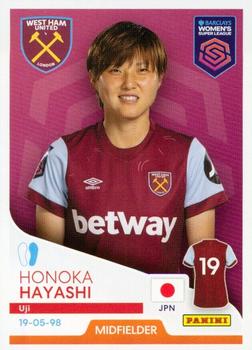 2024 Panini Barclays Women's Super League Official Sticker Collection #260 Honoka Hayashi Front