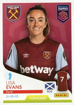 2024 Panini Barclays Women's Super League Official Sticker Collection #261 Lisa Evans Front