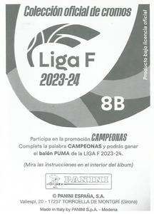 2023-24 Panini Finetwork Liga F #8B Maddi Torres Back