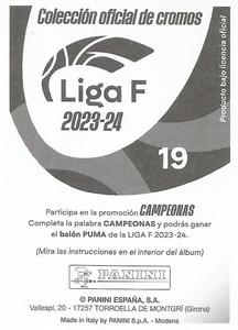 2023-24 Panini Finetwork Liga F #19 Paula Arana Back