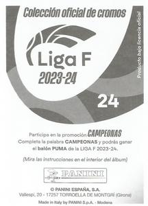 2023-24 Panini Finetwork Liga F #24 Lola Gallardo Back