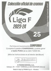 2023-24 Panini Finetwork Liga F #25 Patricia Larque Back