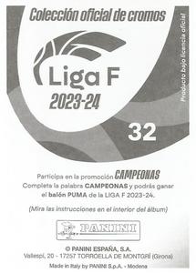 2023-24 Panini Finetwork Liga F #32 Leicy Santos Back