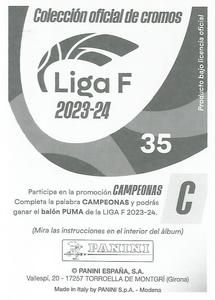 2023-24 Panini Finetwork Liga F #35 Ana Crnogorčević Back