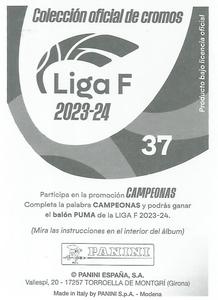 2023-24 Panini Finetwork Liga F #37 Ludmila Da Silva Back