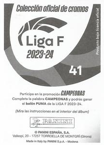 2023-24 Panini Finetwork Liga F #41 Sheila Guijarro Back