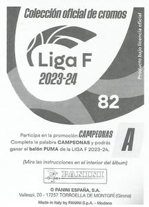 2023-24 Panini Finetwork Liga F #82 Costa Adeje Tenerife Escudo Back