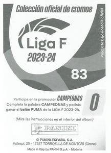 2023-24 Panini Finetwork Liga F #83 Once Inicial Back