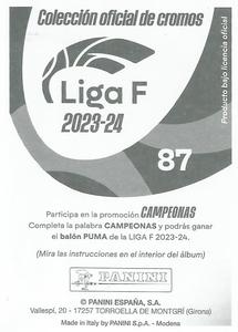 2023-24 Panini Finetwork Liga F #87 Agus Barroso Back