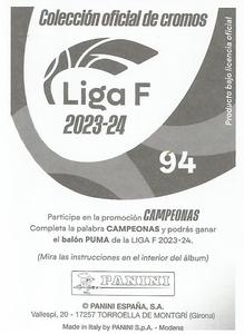 2023-24 Panini Finetwork Liga F #94 Paola Hernandez Back