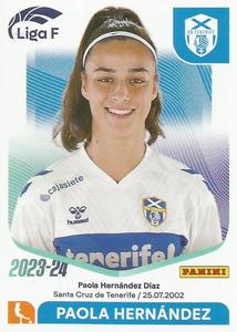 2023-24 Panini Finetwork Liga F #94 Paola Hernandez Front