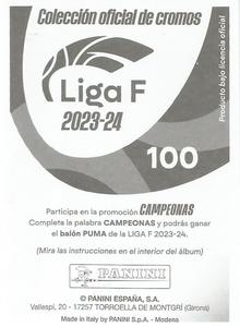 2023-24 Panini Finetwork Liga F #100 Rinsola Babajide Back