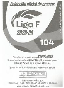 2023-24 Panini Finetwork Liga F #104 Maria Miralles Back