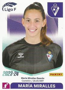 2023-24 Panini Finetwork Liga F #104 Maria Miralles Front