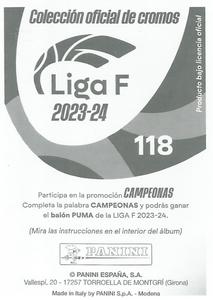 2023-24 Panini Finetwork Liga F #118 Ane Campos Back