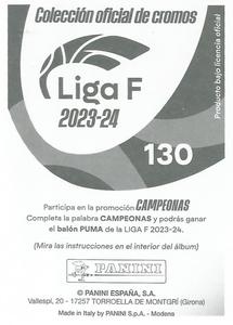 2023-24 Panini Finetwork Liga F #130 Esther Martín Back