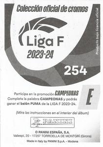 2023-24 Panini Finetwork Liga F #254 Gemma Gili Back
