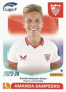 2023-24 Panini Finetwork Liga F #256 Amanda Sampedro Front