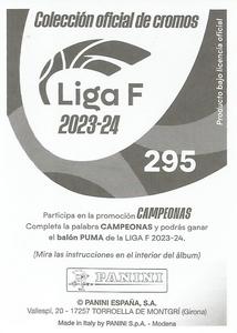 2023-24 Panini Finetwork Liga F #295 Fiamma Benitez Back