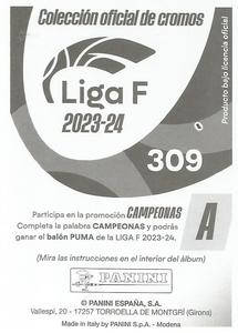 2023-24 Panini Finetwork Liga F #309 Cristina Cubedo Back