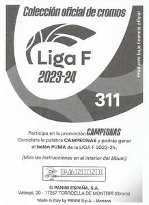 2023-24 Panini Finetwork Liga F #311 Pancha Lara Back