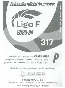 2023-24 Panini Finetwork Liga F #317 Fatou Kanteh Back