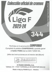 2023-24 Panini Finetwork Liga F #344 Maria Leon Back