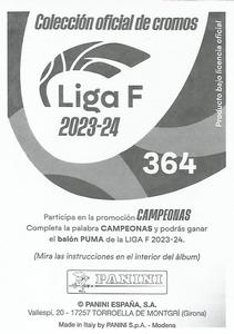 2023-24 Panini Finetwork Liga F #364 Misa Rodríguez Back