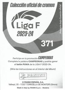 2023-24 Panini Finetwork Liga F #371 Irene Miguelez Back