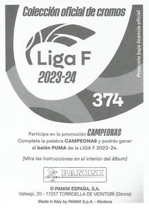 2023-24 Panini Finetwork Liga F #374 Maria Perez Back
