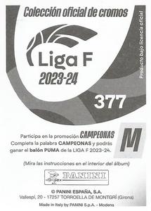 2023-24 Panini Finetwork Liga F #377 Maria Leon Back