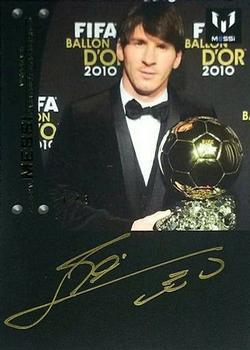 2013 Icons Official Messi Card Collection (Japan) - Autograph Cards Gold #AR102 Lionel Messi Front