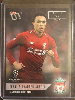 2018-19 Topps Now UEFA Champions League - Starting XI #XI-8 Trent Alexander-Arnold Front