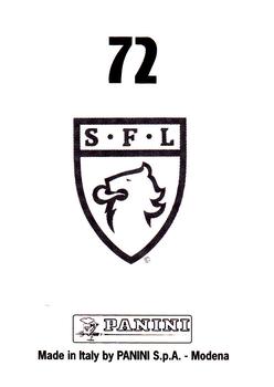 1997 Panini Scottish Premier League #72 Rab Shannon Back