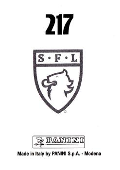 1997 Panini Scottish Premier League #217 Alex McLeish Back