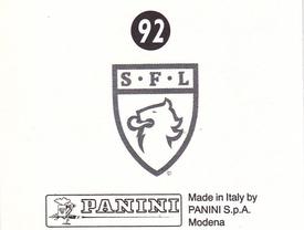 1998 Panini Scottish Premier League #92 Maurice Malpas Back