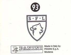 1998 Panini Scottish Premier League #93 Maurice Malpas Back