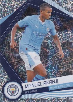 2023-24 Topps Manchester City Fan Set - Electro #MAN-7 Manuel Akanji Front