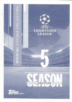 2023-24 Topps UEFA Champions League Sticker Collection #5 Kyle Walker Back