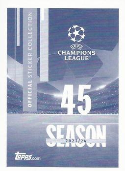 2023-24 Topps UEFA Champions League Sticker Collection #45 Luka Romero Back