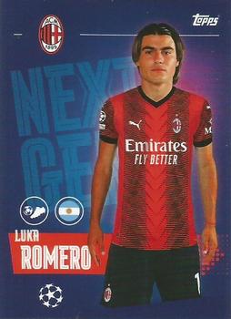 2023-24 Topps UEFA Champions League Sticker Collection #45 Luka Romero Front